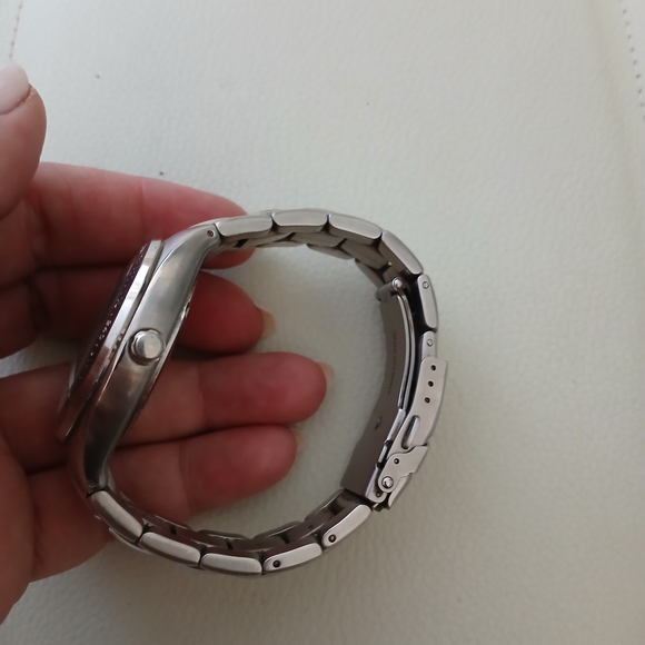 Fossil Silver Chronograph with Blue Dial - Picture 2 of 3